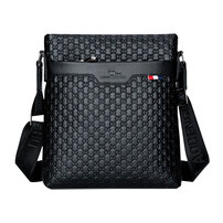 Whatna ショルダーバッグ メンズかばん 斜めがけボディ胸バッグ 肩掛けバッグメッセンジャーバッグ ビジネスシンプル カジュアル ワンショルダーボディバッグ 牛革 本革ipad10.5収納可