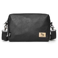 Whatna ワンショルダーバッグ メンズ 斜め掛け ボディバッグ 胸バッグ 革 小さめビジネスバッグ ipad Mini カード6枚収納可 肩掛け 通勤 通学 防水 バッグ 自転車 かばん男性用 YH3737