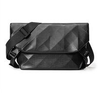 Whatna ワンショルダーバッグ メンズ 斜め掛け ボディバッグ 胸バッグ 革 小さめビジネスバッグ ipad 10.5 肩掛け 通勤 通学 防水 バッグ 自転車 かばん男性用 K5196