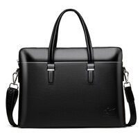 Whatna ショルダーバッグ メンズ 2way 斜め掛け 手提げバッグ ビジネス バッグ セカンドバッグ 手持げバッグ 革 A4 １4センチpc収納可 横型 カジュアル フォーマル ビジネス 通学 通勤 肩掛け バッグ 自転車かばん プレゼント男性 131