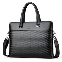 Whatna ショルダーバッグ メンズ 2way 斜め掛け 手提げバッグ ビジネス バッグ セカンドバッグ 手持げバッグ 革 A4 １4センチpc収納可 横型 カジュアル フォーマル ビジネス 通学 通勤 肩掛け バッグ 自転車かばん プレゼント男性 099