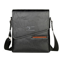 Whatna ワンショルダーバッグ メンズ 斜め掛け ボディバッグ 胸バッグ 革 小さめビジネスバッグ ipad 9.7収納可 肩掛け 通勤 通学 防水 バッグ 自転車 かばん男性用 D8824