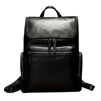 Whatna アンティーク風合い鞣し天 然 牛革ビジネスバッグメンズバッグ 手提げ・リュックの2WAY厚 手 本革 レザー A4 14インチpc収納可 旅行 出張用 通勤 通学 就活 面接 バッグ かばん 男性用 ブラウン1269