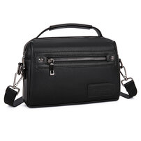 Whatna ワンショルダーバッグ メンズ 3way クラッチ ショルダー斜め掛け ボディバッグ 胸バッグ 肩掛けバッグ 手提げバッグ 手持げバッグ 小さい 厚手 レザー カード6枚収納可 カード入 結婚式 バッグ ビジネス フォーマル 冠婚葬祭 バッグ