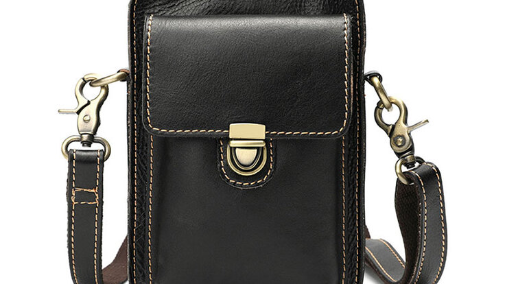 ミニショルダー アンティーク 牛革 メンズ ミニバッグ ショルダーバッグ 本革 Whatna アンティーク風合い鞣し天 然 牛革 ミニショルダーバッグ