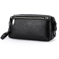 Whatna ミニセカンドバッグ メンズ クラッチ バッグ pu レザー ボックス型ハンドバッグ手持ちバッグ 手提げバッグ 化粧バッグフォーマル 結婚式 葬式 冠婚葬祭 パーティー バッグ