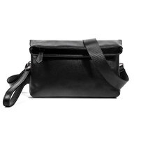 Whatna ワンショルダーバッグ メンズ ボディバッグ 斜め掛けバッグ 胸バッグ セカンド バッグ 手提げ バッグ 手持ちバッグメッセンジャーバッグ PUレザー フォーマル 結婚式 葬式 冠婚葬祭 バッグパーティー バッグ