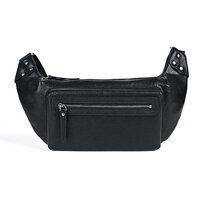 Whatna アンティーク風合い鞣し天 然 牛革 ワンショルダー メンズ ウエストポーチ ウエストバッグ ショルダーバッグ 手作業で作 男女兼用 本革 斜めがけ ボディバッグ 斜め掛け 胸バッグ 15023