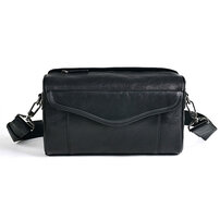 Whatna アンティーク風合い鞣し天 然 牛革ミニショルダーバッグ メンズ 斜め掛け ミニボディバッグ 胸バッグ 本 革 小さめビジネスバッグ肩掛け 通勤 通学 斜めがけバッグ 小さめメッセンジャーバッグ 防水 バッグ 自転車 かばん男性用