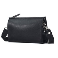 Whatna アンティーク風合い鞣し 牛 革ワンショルダーバッグ メンズ 3way クラッチ ショルダー 肩掛けバッグ ボディ斜め掛け胸バッグ ボディーバッグ セカンド バッグ 小さい 結婚式 バッグ ビジネス フォーマル 冠婚葬祭 バッグ紳士用 男性用