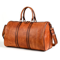 Whatna アンティーク風合い鞣し天 然 牛革 ビジネスバッグメンズ 2way ショルダー 手提げバッグブリーフケース17インチPC収納可 旅行 出張 通勤 通学 就活 面接 バッグ かばん 男性用83008