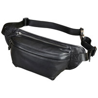 Whatna アンティーク風合い鞣し天 然 牛革 ワンショルダー メンズ ウエストポーチ ウエストバッグ ショルダーバッグ 手作業で作 男女兼用 本革 斜めがけ ボディバッグ 斜め掛け 胸バッグ 9152