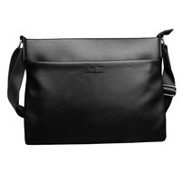 Whatna 斜めがけ ボディバッグ ワンショルダーバッグ メンズかばん 斜めがけ 肩掛けバッグメッセンジャーバッグ シンプル カジュアル ワンショルダーボディバッグPUレザ ー A4 ipad Air 13.3 収納可