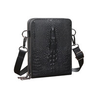 Whatna ミニショルダーバッグ メンズ ミニポシェットポお財布 カード6枚収納 4室仕切 3way 斜め掛け セカンドバッグ 手持げバッグ ミニボディバッグ肩掛けミニ胸バッグ 手提げ バッグ 小型ショルダーミニバック