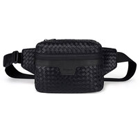 Whatna ワンショルダーバッグ メンズ ボディバッグ 斜め掛けバッグ 肩掛け胸バッグ ウエストバッグ メッセンジャーバッグ 小さい 革 レザー男女兼用