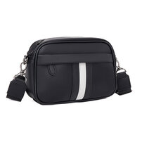 Whatna ワンショルダーメンズ ミニショルダーバッグ 斜め掛けバッグ肩掛け ミニ胸バッグ メッセンジャーバッグ 小さい PUレザー小型ショルダーミニバック肩掛けミニバッグ男女兼用