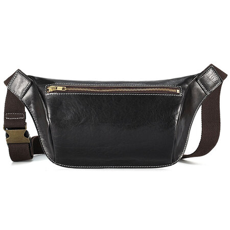 Whatna アンティーク風合い鞣し牛 革 斜めがけ ボディバッグ ワン