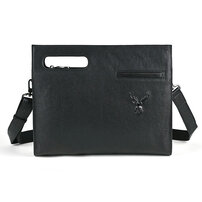 Whatna アンティーク風合い鞣し牛 革セカンド バッグ メンズ 3way クラッチ ショルダー 斜め掛け ボディーバッグ 肩掛け バッグ 胸バッグ 3室仕切 大さい A4サイズ収納可 結婚式 バッグ ビジネス フォーマル 冠婚葬祭 バッグ紳士用 男性用