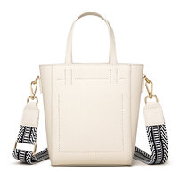 Whatna 牛 革 ミニ ショルダーバッグ レディース トートバッグ 手持ちバッグマザーズバッグ小さめ 本 革 厚手 レザー Ipad mini収納可 軽量 ショルダー 肩掛け ミニバッグ 女性 通勤 旅行 バッグ スマホポーチ 5092