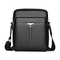 Whatna 2way 天 然 牛革 ショルダーバッグ メンズ 斜め掛けボディバッグ胸バッグipad 9.7 収納可 縦型 メンズ ビジネス かばん 小さめメッセンジャーバッグ カジュアル フォーマル 通学 通勤 結婚式 肩掛けバッグ 自転車かばん 616 617