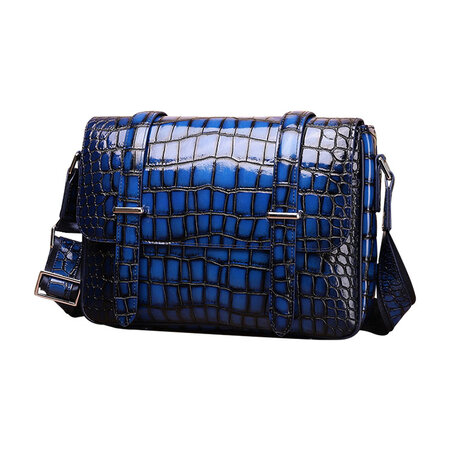 vanson leathers クロコダイル型押し ボディバッグ オンラインショップ限定 ボディバッグ （クロコダイル型押
