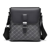 Whatna 斜めがけ ボディバッグ ワンショルダーバッグ メンズかばん 斜めがけ 肩掛けバッグメッセンジャーバッグ シンプル カジュアル ワンショルダーボディバッグPUレザ ー A4 B5 ipad Air 13.3 収納可