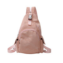 Whatna ワンショルダーバッグ メンズ レディース 3Wayリュックバック ボディバッグ 胸バッグ ショルダーバッグ 肩掛けバッグ マザーズバッグ 左右付け替え可能 軽量 大容量 A4サイズ収納可