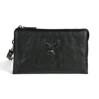 Whatna 2wayアンティーク風合い鞣し天 然 牛革 セカンドバッグ メンズ クラッチ バッグ 小き 厚 本 革 カード6枚収納可 B52室仕切 結婚式 披露宴 バッグ カジュアルフォーマル ビジネス 冠婚葬祭 バッグ 男性用 紳士用 ブラウン31186