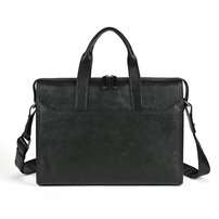 Whatna アンティーク風合い鞣し天 然 牛革 ビジネスバッグメンズ 2way ショルダー 手提げバッグ ブリーフケース 15.6インチPC対応 旅行 出張 通勤 通学 就活 面接 バッグ かばん 男性用13797