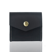 Whatna 手作り小銭入れ メンズ レディース ミニ財布 コインケース コンパクト 小物入れ 札入れ 牛 革 本 革