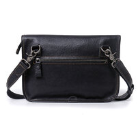 Whatna アンティーク風合い鞣し 牛 革ワンショルダーバッグ メンズ 3way クラッチ ショルダー 肩掛けバッグ ボディ斜め掛け胸バッグ ボディーバッグ セカンド バッグ 小さい 結婚式 バッグ ビジネス フォーマル 冠婚葬祭 バッグ紳士用 男性用