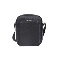 Whatna ショルダーバッグ メンズ メッセンジャーバッグ 本革 本皮 縦型 小さめビジネスバッグ厚手 レザー通勤 通学 斜めがけバッグ オシャレ な シンプル な 軽量 実用 自転車 かばん男性用