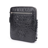 Whatna ショルダーバッグ メンズ メッセンジャーバッグ 本革 本皮 縦型 小さめビジネスバッグ厚手 レザー通勤 通学 斜めがけバッグ オシャレ な シンプル な 軽量 実用 自転車 かばん男性用 1121