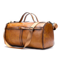 Whatna アンティーク風合い鞣し天 然 牛革 ビジネスバッグメンズ 2way ショルダー 手提げバッグ ブリーフケース14インチPC対応 旅行 出張 通勤 通学 就活 面接 バッグ かばん 男性用2061