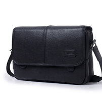 Whatna アンティーク風合い鞣し天 然 牛革ショルダーバッグ メンズ メッセンジャーバッグ ボディ斜め掛け胸バッグ かばん斜めがけ 小さめ ビジネスバッグ A4 ipad air 13収納可 本革 通勤 通学 斜めがけバッグ 自転車 かばん男性用 黒YH8060