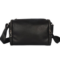 Whatna アンティーク風合い鞣し天 然 牛革ショルダーバッグ メンズ メッセンジャーバッグ ボディ斜め掛け胸バッグ かばん斜めがけ 小さめ ビジネスバッグ A4 ipad 10.5収納可 本革 通勤 通学 斜めがけバッグ 自転車 かばん男性用 黒YH8001