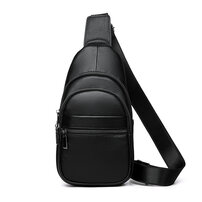 Whatna 牛革 ショルダーバッグ メンズ レディース 斜めがけ ワンショルダーバッグボディバッグ 胸バッグ ipad mini収納可 イヤホン穴付 厚手レザー 本 革 左右付け替え可能 ビジネス 通学 通勤バッグ 自転車 鞄 8116