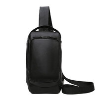 Whatna アンティーク風合い鞣し天 然 牛革 ワンショルダーメンズ ショルダー斜め掛け ボディバッグ 胸バッグ クラッチ 肩掛けバッグ 手提げバッグ 手持げバッグ 横型 小さい結婚式 バッグ ビジネス フォーマル 冠婚葬祭 バッグ 5330