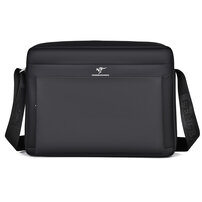 Whatna ショルダーバッグ メンズ メッセンジャーバッグ 横型 大さめビジネスバッグ A4 15インチPC収納可 肩掛け 通勤 通学斜めがけバッグ 防水 バッグ 自転車 かばん男性用8828-4#