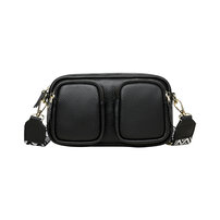 Whatna 牛 革 ミニ ショルダーバッグ レディース 斜めがけボディ胸バッグ 小さめ 本 革 厚手 レザー 軽量 ショルダー 肩掛け ミニバッグ 女性 通勤 旅行 バッグ スマホポーチ 7105