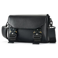 Whatna アンティーク風合い鞣し天 然 牛革 ショルダーバッグ メンズ ミニ 斜め掛け ボディ胸バッグipad Mini収納可 肩掛け 通勤 通学 ビジネスバッグ 小さめメッセンジャーバッグ自転車 かばん男性用 6212