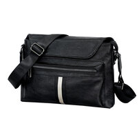 Whatna 革シ ョルダーバッグ メンズ メッセンジャーバッグ A4 ipadpro 13収納可 横 型 ビジネス 通勤 通学 斜めがけバッグ 自転車 かばん男性用HB2768