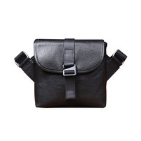 Whatna アンティーク風合い鞣し天 然 牛革ミニショルダーバッグ メンズ ポシェット メッセンジャー小さめ ショルダーミニポーチ 縦型 ipad mini収納可 本革 通勤 通学 斜めがけバッグ 自転車 かばん男性用 7308