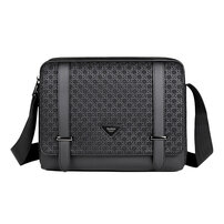 Whatna 牛 革 斜めがけ ボディバッグ ワンショルダーメンズかばん 斜めがけ 肩掛けバッグメッセンジャーバッグ シンプル カジュアル本革 厚手レザ ー A4 サイズ 収納可