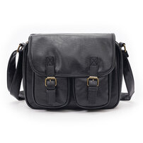 Whatna 斜めがけ ボディバッグ ワンショルダーメンズかばん 斜めがけ 肩掛けバッグメッセンジャーバッグ シンプル カジュアル本革 厚手レザ ー A4 サイズ 収納可