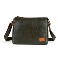 Whatna アンティーク風合い鞣し天 然 牛革ショルダーバッグ メンズ 斜めがけ メッセンジャーバッグ大さめA4サイズ ipad pro 13収納可 横 型 本 革通勤 通学 結婚式 ビジネス フォーマル 冠婚葬祭 自転車 かばん18022