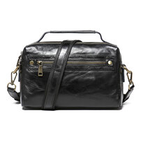 Whatna アンティーク風合い鞣し天 然 牛革 ワンショルダー メンズ 斜めがけボディバッグ クラッチ 肩掛け 手提げ トートバッグ ipad Mini収納可 結婚式 ビジネス フォーマル 冠婚葬祭 96049