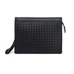 Whatna クラッチバッグメンズ 手持ち セカンドバッグ カードポケット×6 iPad 9.7インチ収納可 厚手PUレザー 通勤 通学 ビジネス 冠婚葬祭