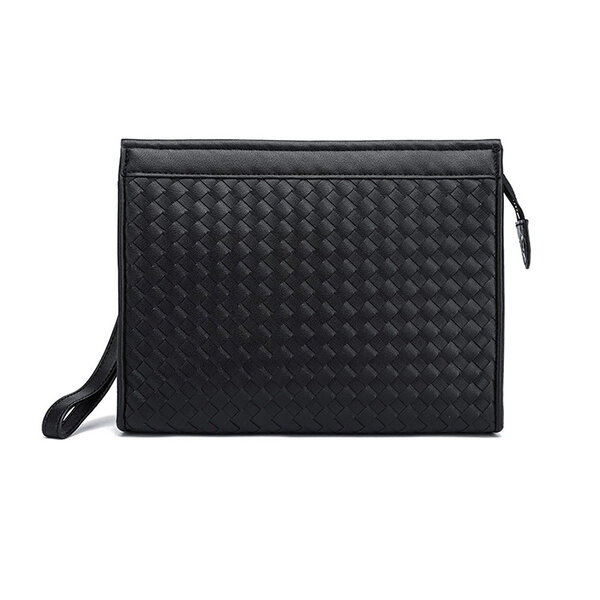 Whatna クラッチバッグメンズ 手持ち セカンドバッグ カードポケット×6 iPad 9.7インチ収納可 厚手PUレザー 通勤 通学 ビジネス 冠婚葬祭元の画像