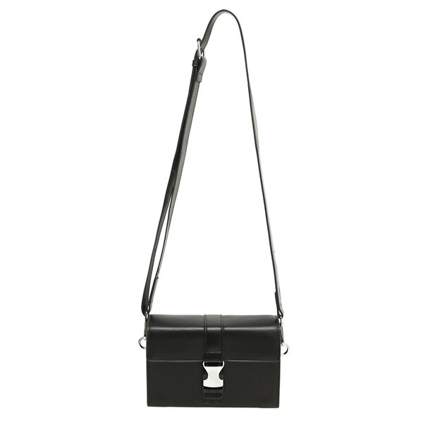 Whatna フラップ ミニワンショルダーバッグ メンズ PUレザー 小型 斜め掛け 肩掛け・胸掛け兼用 男女兼用元の画像